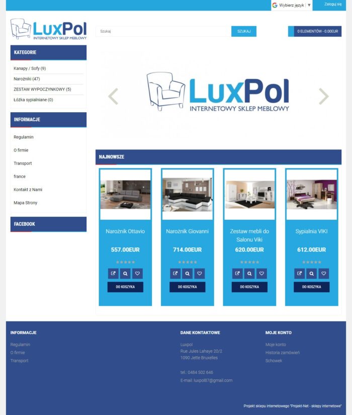 Strona gówna LUXPOL